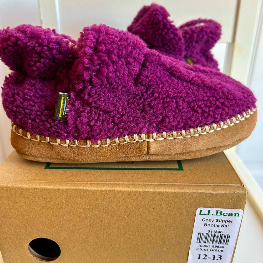LL Bean kids slipper
